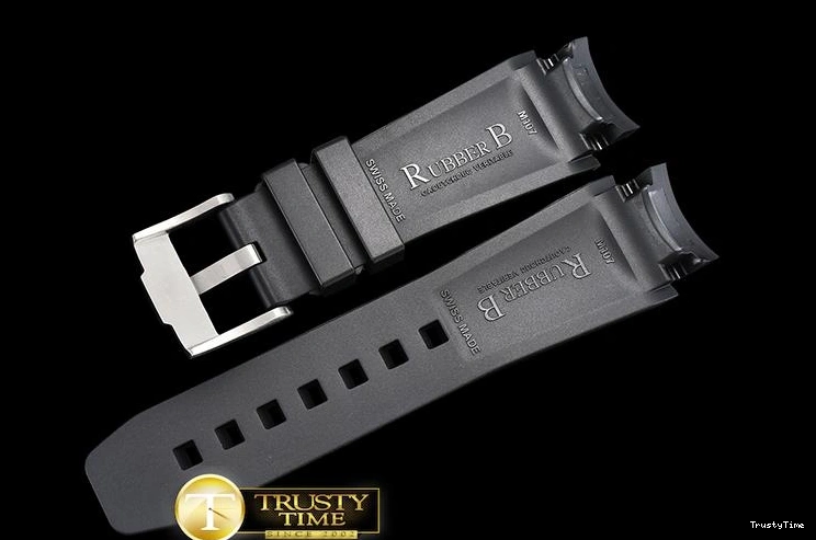 1120 Original ROLACC028D – Rubber B Black Vulcanized Strap For Rolex DeepSea 839